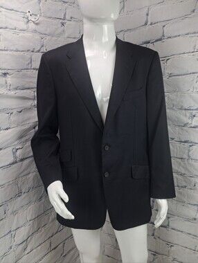 Paul Smith London The Byard Sport Coat Jacket Blazer Navy Italy Merino Cshmr 44R